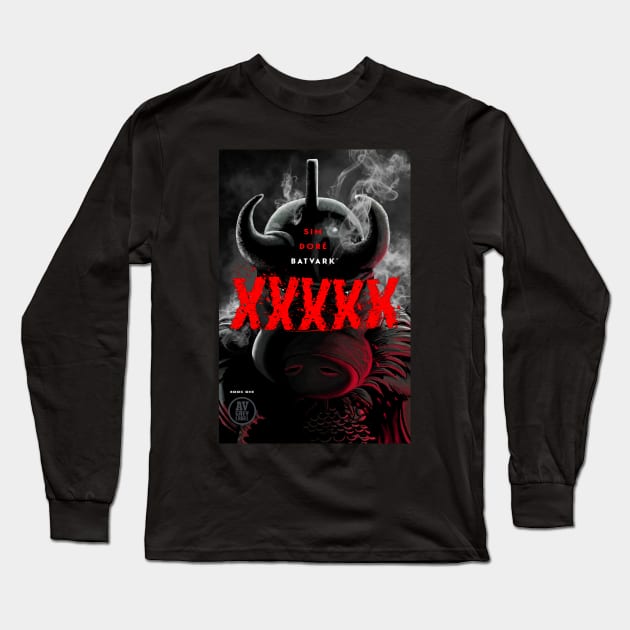 Batvark: XXXXX (The "Censored-For-Grandma" Variant) Long Sleeve T-Shirt by Matt Dow's AMOC TeePublic Shop